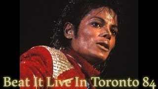 Michael Jackson  Beat It Live In Toronto 84 [upl. by Seigel]