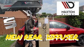 Installing A Maxton Design Rear Diffuser Seat Leon [upl. by Eiramnerual]