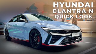 Hyundai Elantra N Quick Look I BIMS 2024 [upl. by Arbmahs476]