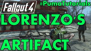 FALLOUT 4 Unique Weapons Guide  How to get Lorenzos Artifact Gamma Gun PumaTutorials [upl. by Grissel]