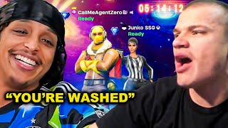 Agent Wins the Quickest Fortnite Wager Vs Jynxzi 😂 [upl. by Oakley]