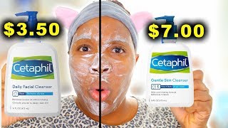 Cetaphil Daily Facial Cleanser vs Cetaphil Gentle Skin Cleanser DRUGSTORE CLEANSERS CETAPHIL [upl. by Ylrebnik357]