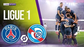 PSG vs Strasbourg  LIGUE 1 HIGHLIGHTS  8142021  beIN SPORTS USA [upl. by Neerak980]