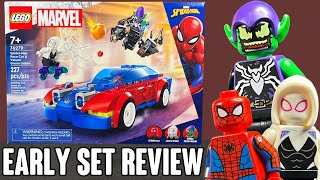 EARLY REVIEW 2024 LEGO SpiderMan Race Car amp Venom Green Goblin Set 76279 [upl. by Bolanger]