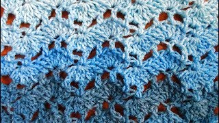 Learn How To Crochet The Beautiful Lacy Ripple Stitch [upl. by Audette]