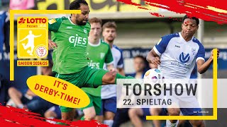 Torshow 22 Spieltag LOTTO Hessenliga 202425 [upl. by Nosyla]