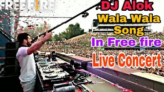 DJ Alok vale vale Freefire song  DJ Alok vala vala song live concert in Brazil [upl. by Yatnohs]