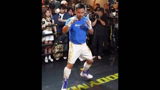 Manny Pacquiao FINAL WORKOUT before Rukiya Anpo FIGHT in JAPAN [upl. by Yttiy924]