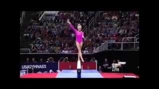 Nastia Liukin Olympic Trials  Beam Day 1 [upl. by Asetal]