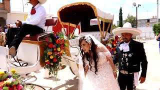 BODA CHARRA DE AURORA Y MISAEL CON CABALGATA EN LOS HARO JEREZ ZACATECAS MEXICO [upl. by Halludba414]