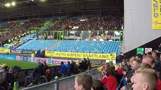 Sfeer uitvak Vitesse  PSV 24 29102017 [upl. by Ecerahs]