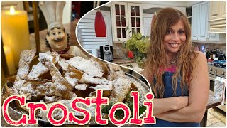 Grandmas AMAZING Crostoli Recipe  How To Make Angel Wings Fried Pastries [upl. by Cherice]