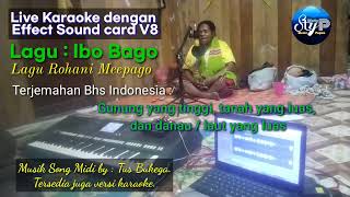 Live Karaoke Lagu Rohani Meepago  Ibo Bago bahasa Mee Paniai Dogiyai Deiyai [upl. by Regor]