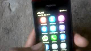 Whatsapp nokia 305 واتساب علي نوكيا 305 [upl. by Perseus]