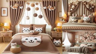 most trending beautiful crochet full bedroom decoration in beige colourshare ideascrochet viral [upl. by Forland]