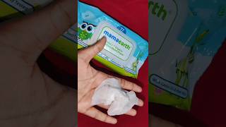 Mamaearth Baby Wipes 🧣youtubeshorts shorts shortvideo trending [upl. by Annaillil868]