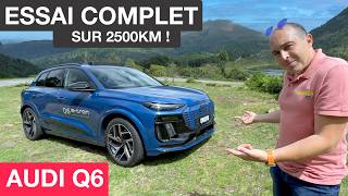 AUDI Q6 ETRON  ESSAI COMPLET sur 2500Km  AUTONOMIE CONSO RECHARGE [upl. by Zilla]