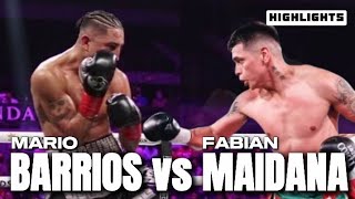 MARIO BARRIOS VS FABIAN MAIDANA HIGHLIGHTS  KNOCKOUT [upl. by Veron]