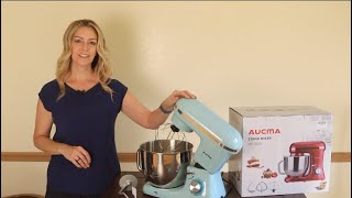 Aucma Stand Mixer review Can this 150 PLASTIC Amazon mixer really be any good [upl. by Accisej743]