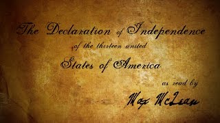 The Declaration of Independence as read by Max McLean [upl. by Nirag]