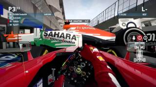 F1 2013 Pit Lane Crash  Glitch Bug [upl. by Sew]