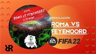 Roma vs Feyenoord FIFA 22 [upl. by Kerwin]