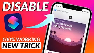 How to Disable Open App Shortcut Notifications on iPhone Without Screen Time I 2022 New Trick [upl. by Longo]