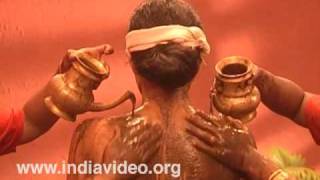 Ayurveda massage ayurvedic therapy Trisha Kerala [upl. by Yrojram]