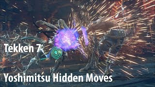 Tekken 7  Yoshimitsus Hidden Moves Not on Move List [upl. by Alston]