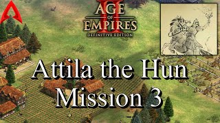 Age of Empires II Definitive Edition  Attilla the Hun Mission 3 hard2K [upl. by Harpole80]