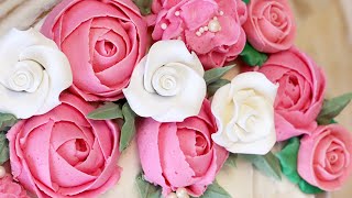 Tutoriel  Comment faire des fleurs avec la douille 103  🌺 [upl. by Cirded]