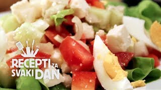 Seljačka salata  video recept [upl. by Lertsek927]