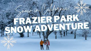 BEST SNOW HIKES IN CALIFORNIA  FRAZIER PARK WINTER ADVENTURE NEAR LA [upl. by Emsmus528]