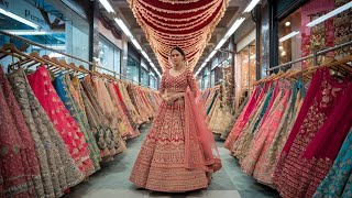 New Lehenga collection in Chandni Chowk  Special Lehenga Design [upl. by Araiek]