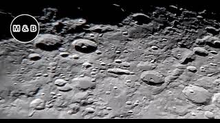 Moon Image Through Telescope  4K [upl. by Nagiem196]