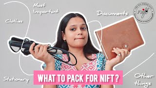 What to pack for NIFT  🤷‍♀️ nift youtube education [upl. by Janiuszck]