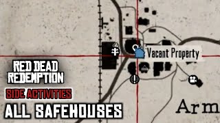 Red Dead Redemption  All Safehouses Locations  100 Walkthrough [upl. by Erwin]