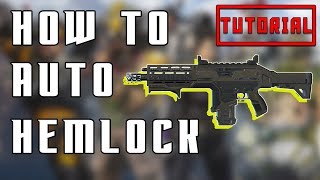 Apex Legends  How To Use Hemlock FULL AUTO Mode Tutorial [upl. by Marcellus]