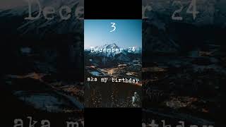 top 5 rarest birthdaysread description [upl. by Kerred]