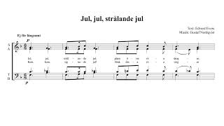 Jul jul strålande jul Blandkör  Alt [upl. by Yrro]