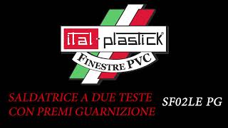 SALDATRICE A DUE TESTE CON PREMI GUARNIZIONE PER PVC  SF02LE PG [upl. by Branden]