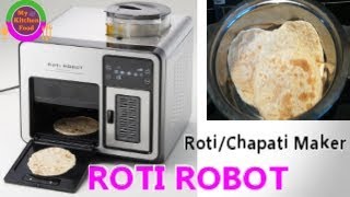 ROTI ROBOT  The Ultimate Roti Chapati Maker  Automatic Machine for Quick amp Easy Home Cooking [upl. by Eelyah404]