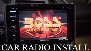 How to install a car stereo BOSS BVB9364RC [upl. by Urita907]