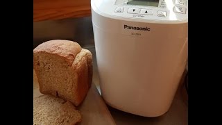 How to make Bread  using the Panasonic SD2501 Breadmaker [upl. by Rehtse]