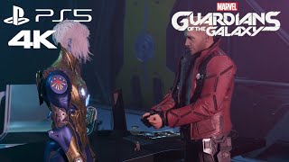 Marvels Guardians of the Galaxy  Peter Talks His Way Out Of This Mess 4K PS5 [upl. by Gasperoni754]