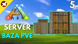 Încep Constructia Bazei PvE Pe Serverul De ARK Survival Evolved Romania [upl. by Ocire919]