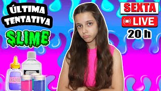 TENTANDO FAZER SLIME AO VIVO  FLOR DE MENINA [upl. by Ennahgiel]