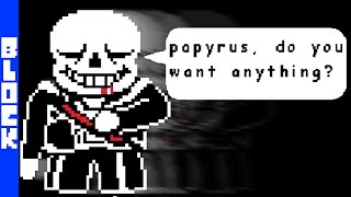 What If Sans DOESNT Go Off Screen When He Dies  Undertale [upl. by Chan210]