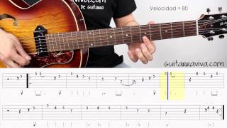 BLUES 005  Como tocar un blues en guitarra como se toca blues guitarra gratis tutorial completo [upl. by Nooj]