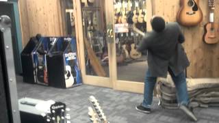 Guy losses it at guitar center south bay [upl. by Aihsi377]